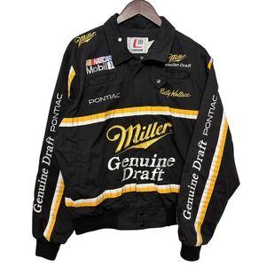 Legends Racing Rusty Wallace Miller NASCAR Jacket Men's Large Made in USA
